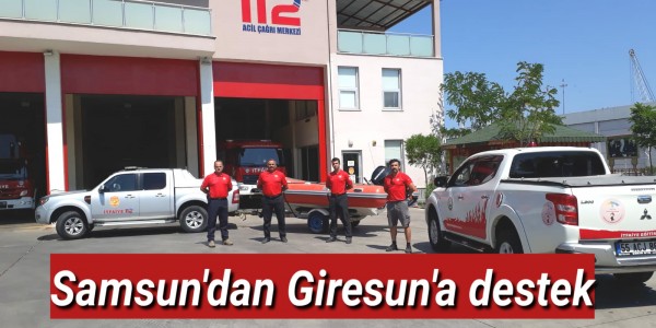 Büyükşehir Belediyesi’nden Giresun’a destek