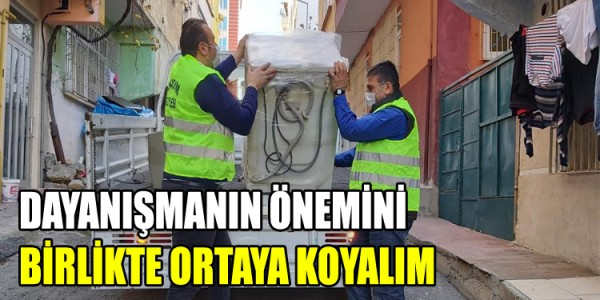 BAŞKAN DEMİRTAŞ, DAYANIŞMANIN ÖNEMİNİ BİRLİKTE ORTAYA KOYALIM