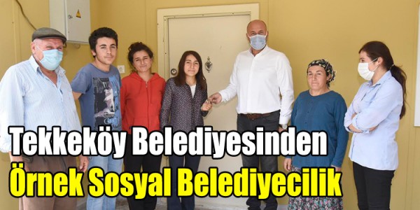 Tekkeköy Belediyesinden Örnek Sosyal Belediyecilik