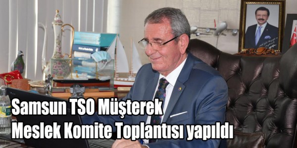 Samsun TSO Müşterek Meslek Komite Toplantısı yapıldı
