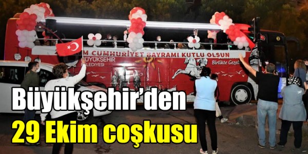 Büyükşehir’den 29 Ekim coşkusu