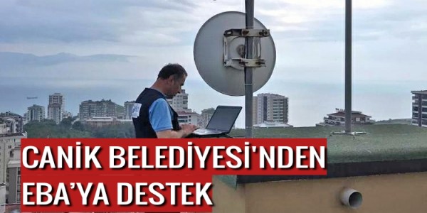 CANİK BELEDİYESİNDEN EBA’YA DESTEK