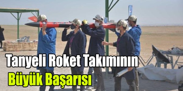 Tanyeli Roket Takımının  Büyük Başarısı