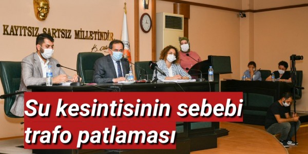 Su kesintisinin sebebi trafo patlaması