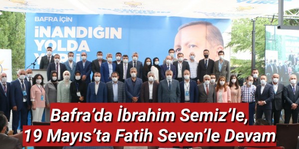 Bafra’da İbrahim Semiz’le, 19 Mayıs’ta Fatih Seven’le Devam