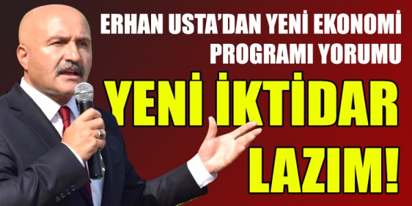 YENİ İKTİDAR LAZIM