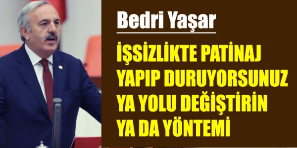 İŞSİZLİKTE PATİNAJ YAPIP DURUYORSUNUZ YA YOLU DEĞİŞTİRİN YA DA YÖNTEMİ