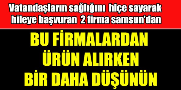 BU FİRMALARDAN  ÜRÜN ALIRKEN BİR DAHA DÜŞÜNÜN