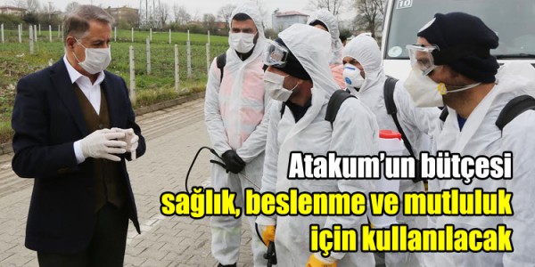 Atakum’un bütçesi sağlık, beslenme ve mutluluk için kullanılacak