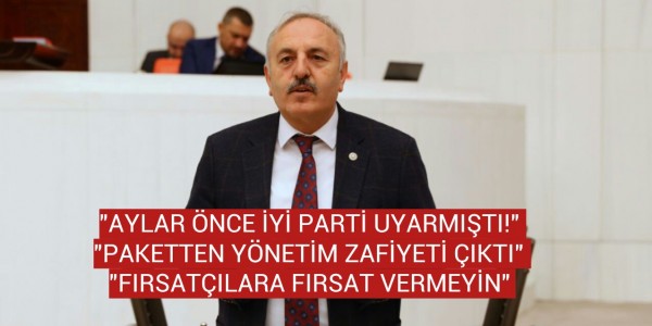 AYLAR ÖNCE İYİ PARTİ UYARMIŞTI!