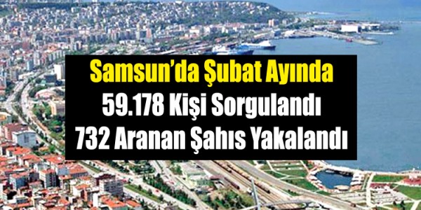 Şubat Ayı İçerisinde 59.178 Kişi Sorgulanmış, 732 Aranan Şahıs Yakalan
