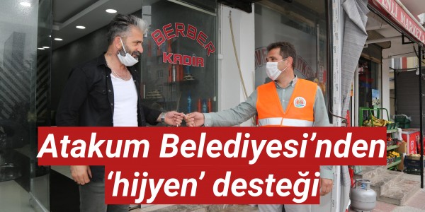 Atakum Belediyesi’nden ‘hijyen’ desteği