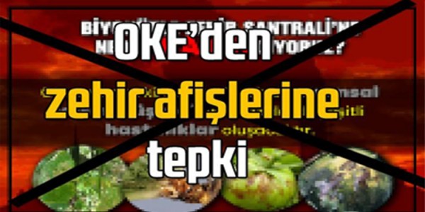 OKE’den zehir afişlerine tepki