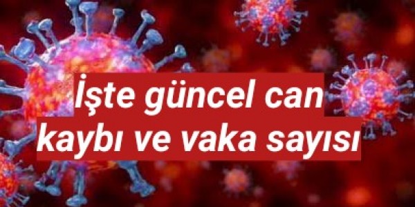 İşte güncel can kaybı ve vaka sayısı
