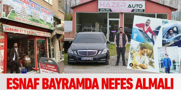 Esnaf bayramda nefes almalı