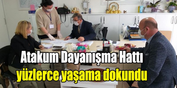 Atakum Dayanışma Hattı  yüzlerce yaşama dokundu