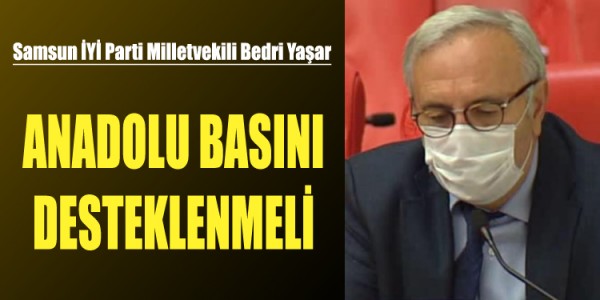ANADOLU BASINI DESTEKLENMELİ