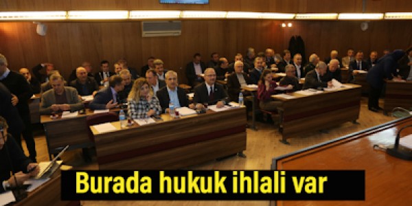 Burada hukuk  ihlali var