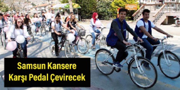 Samsun Kansere Karşı Pedal Çevirecek