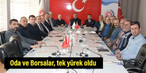 Oda ve Borsalar, tek yürek oldu