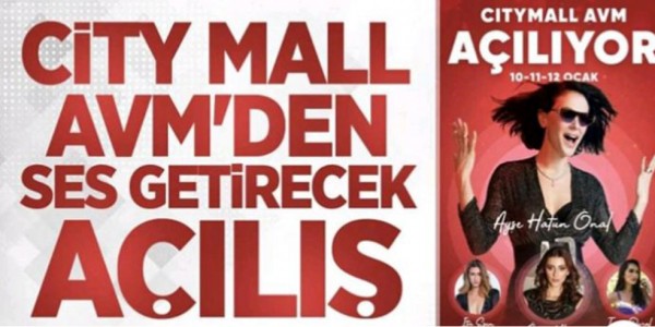 CITYMALL AVM’DEN SAMSUN’DA SES GETİRECEK AÇILIŞ