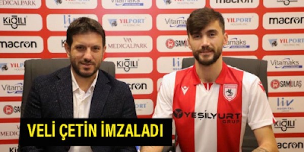 VELİ ÇETİN İMZALADI