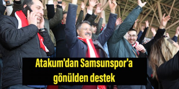 Atakum'dan Samsunspor'a  gönülden destek   