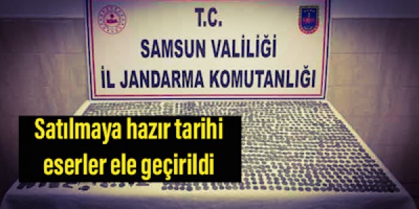 Satılmaya hazır tarihi eserler ele geçirildi