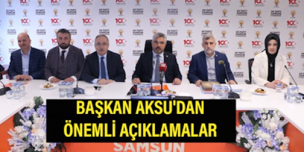 ERSAN AKSU'DAN ÖNEMLİ AÇIKLAMALAR