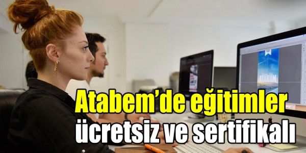 Atakum Belediyesi Atabem’de  eğitimler ücretsiz ve sertifikalı