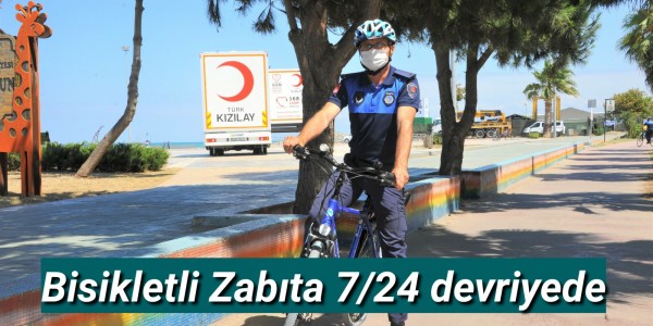 Bisikletli Zabıta’ 7/24 devriyede