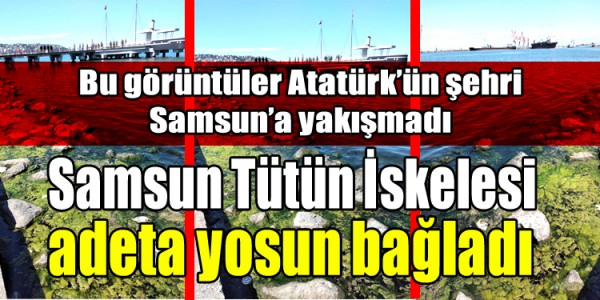 Bu görüntüler Atatürk’ün şehri Samsun’a yakışmadı