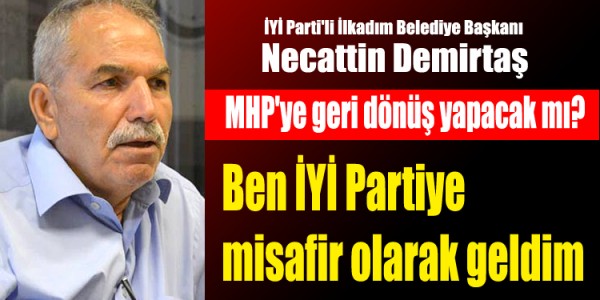 Ben İYİ Partiye misafir olarak geldim