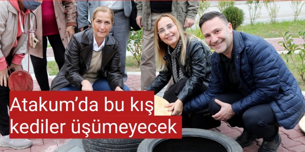 Atakum’da bu kış kediler üşümeyecek
