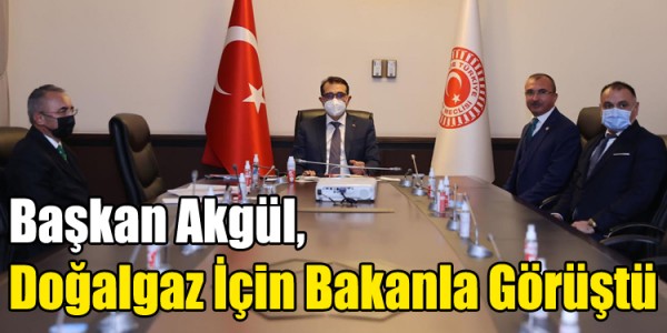 Başkan Akgül, Doğalgaz İçin Bakanla Görüştü