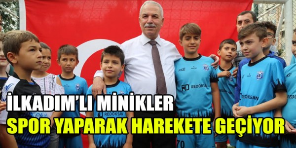 İLKADIM’LI MİNİKLER SPOR YAPARAK HAREKETE GEÇİYOR