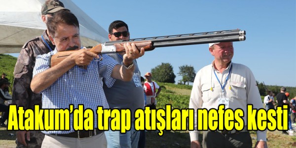 Atakum’da trap atışları nefes kesti