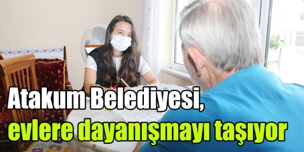 Atakum Belediyesi, evlere dayanışmayı taşıyor