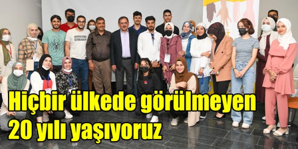 Başkan Demir : Hiçbir ülkede görülmeyen 20 yılı yaşıyoruz