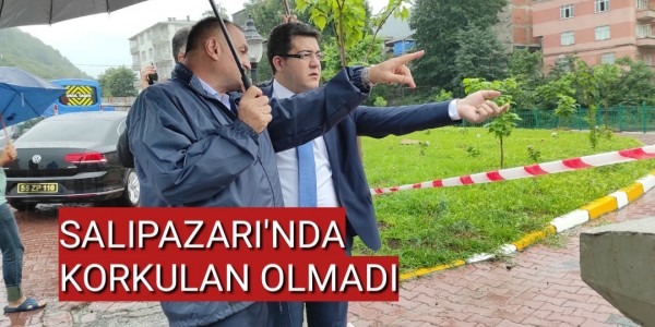 SALIPAZARI'NDA KORKULAN OLMADI