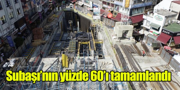 Subaşı’nın yüzde 60’ı tamamlandı