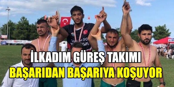 İLKADIM GÜREŞ TAKIMI BAŞARIDAN BAŞARIYA KOŞUYOR