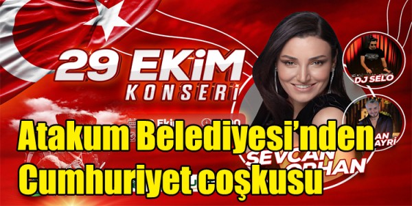 Atakum Belediyesi’nden Cumhuriyet coşkusu