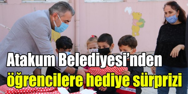 Atakum Belediyesi’nden öğrencilere hediye sürprizi