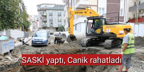 SASKİ yaptı, Canik rahatladı