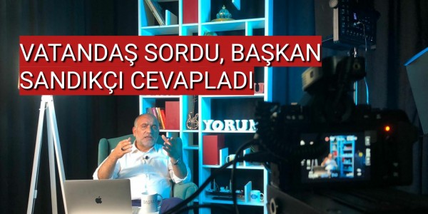 VATANDAŞ SORDU, BAŞKAN SANDIKÇI CEVAPLADI