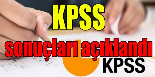 KPSS sonuçları açıklandı