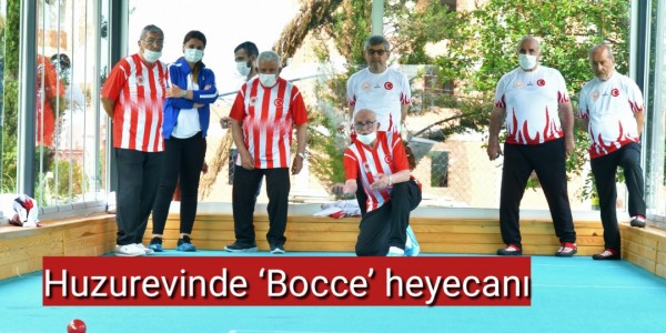 Huzurevinde ‘Bocce’ heyecanı