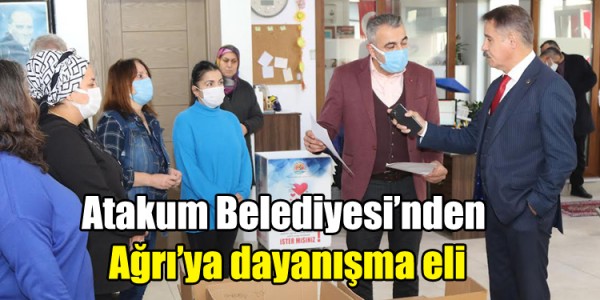Atakum Belediyesi’nden Ağrı’ya dayanışma eli