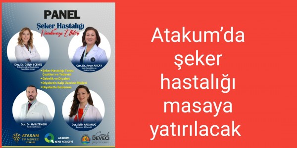 Atakum’da şeker hastalığı  masaya yatırılacak 